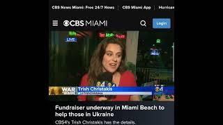 CBS News - Ukraine Crisis Fundraiser at Mangos June 12th 2022