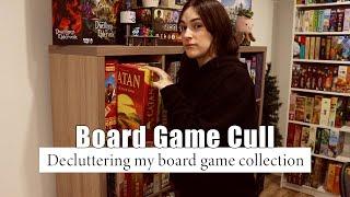 Beginning of the year board game cull  Decluttering my board game collection