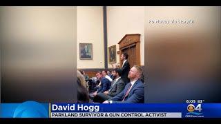 David Hogg Removed From Hearing On Assault Weapons Ban