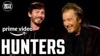 Logan Lerman & Al Pacino on Jordan Peeles Nazi Hunting series Hunters