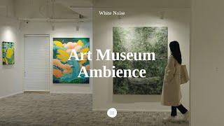 White Noise Art Gallery Walking  Open the Morning with Blissful Vibes with Relaxing Piano Music