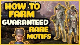 ESO How to Farm Guaranteed Rare Motif Drops Elder Scrolls Online 2022 Firesong + Dungeon Guide