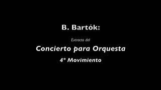 Orchestral Timpani Excerpts  Concert for Orchestra Bartók Javier Eguillor