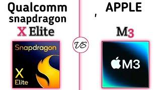 Qualcomm Snapdragon X Elite vs Apple M3  Compare Battle ?  TECH TO BD