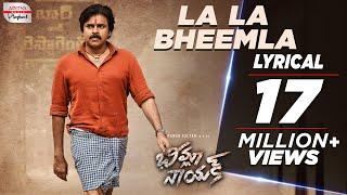 La La Bheemla Song  BheemlaNayak Songs  Pawan Kalyan Rana  Trivikram  SaagarKChandra  ThamanS