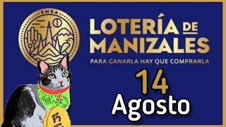 Resultado LOTERIA DE MANIZALES Miercoles 14 de Agosto de 2024