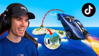 I Tried VIRAL TikTok STUNTS In GTA 5