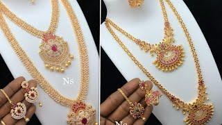 Adstonecombobridal setnecklaceharamwith pricesimitation jewellery