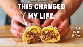 The Breakfast Burrito that CHANGED My Life  Meal Prep