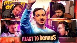 CS Pros Casters & Teammates react to kennyS plays