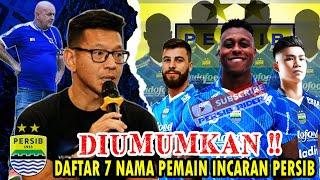 TERKUAKBos Persib Akhirnya Bicara Soal Pemain Baru Rekomendasi Bojan & Bocoran 7 Nama Yang Diincar