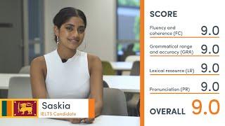 Band 9.0 IELTS Practice Speaking Exam mock test - with feedback - Saskia 2 from Sri Lanka 