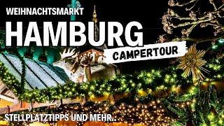 Hamburg  Weihnachtsmarkt Camper Tour  Santa Pauli   Jungfernstieg  - Gänsemarkt 2023  TEIL  1