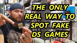 The ONLY REAL Way To Spot FAKE Nintendo DS Games  Scottsquatch