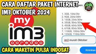 CARA DAFTAR PAKET INTERNET INDOSAT 2024  PAKET KUOTA UNLIMITED IM3