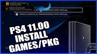 HOW TO INSTALL GAMESPKG ON 11.00 JAILBREAK USING GoldHEN & FTP