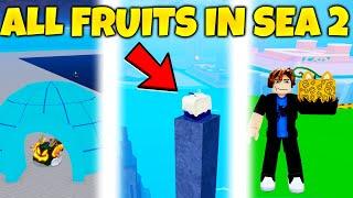 All Fruit Spawn Locations Blox Fruits SEA 2