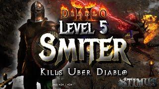 World First Level 5 Paladin vs Uber Diablo - Diablo 2 Resurrected