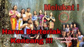 MELUKAT BARENG-BARENG  DI TAMAN BEJI GRIYA PUNGGUL WATERFALL 