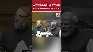 Modi Vs Owaisi Over ‘Muslims’ Attack  #etnow #shorts #pmmodi #owaisi #trending  Latest News