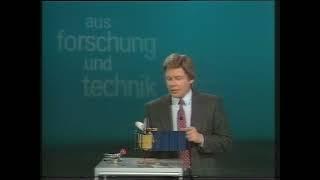 Abenteuer Forschung - Kurzer Ausschnitt Bericht über TV-SAT -  Ausstrahlung vom 17.03.1988