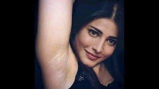 Shruti Hasan wide and deep armpits expose mega collection 2019