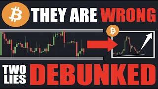 Bitcoin DONT BE FOOLED - 2 Popular Falsehoods DEBUNKED BTC