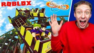 THEME PARK FUNNY MOMENTS ON ROBLOX
