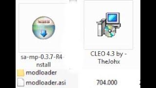 ¿Como instalar cleo4.3 + Modloader + Samp + Sampfuncs? No da crash  TheJohx