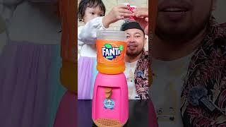 #SHORTS  Ini baru enak  minum fanta pakai dispenser mini 