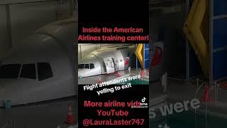 American Airlines Training Center Pool and Exit Door Trainers Mini Tour #aviationcareer #airlines