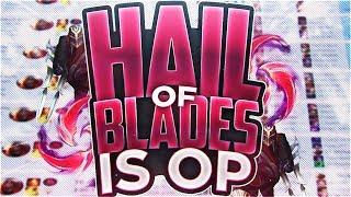 LL STYLISH  NEW HAIL OF BLADES ZED IS OP 100% WINRATE