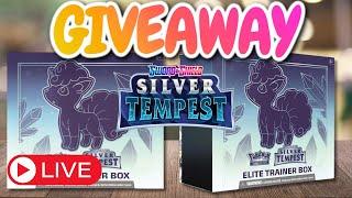 Opening Up and Giving Away 2 Cases of Pokemon Silver Tempest ETBs Part 13