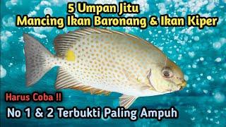 5 BEST FISHING BARONANG FISH AND GOALKEEPER FISH  Numbers 1 & 2 are the most gacor