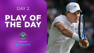 Britains Jack Draper with a sensational forehand winner  Play of the Day presented by Barclays