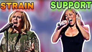 Female Singers Strain vs Support G4-A5