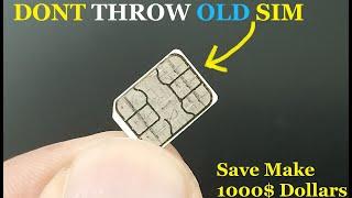 Dont Throw Your Old Sim Card Get Free Internet Wifi