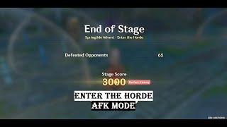 Springtide Advent Enter the Horde AFK MODE Perfect Victory on Inazuma Theater Mechanicus Day 4