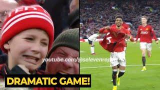 United fans cant stop crying after AMAD DIALLO scored last minutes goal vs Liverpool  Man Utd News