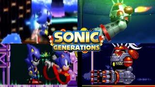 Sonic Generations 3DS Version All Bosses Origins