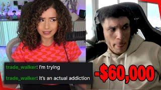 Pokimane Tried To Help Average Trainwrecks Gambler..