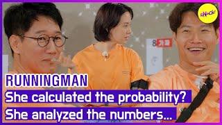 HOT CLIPSRUNNINGMAN She calculated the probability? She analyzed the numbers... ENGSUB