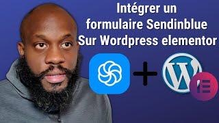 Intégrer un formulaire Sendinblue à Wordpress Elementor