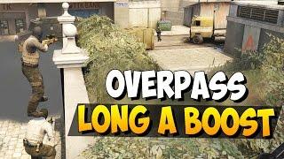 CSGO - Overpass Long A Boost - 3 Man Tower Spot