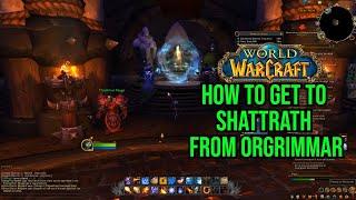 World of Warcraft How to get to Shattrath from Orgrimmar