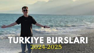 TURKIYE BURSLARI 2024-25  Как подать заявку? Как поступить бесплатно в Турцию в 2024 году?
