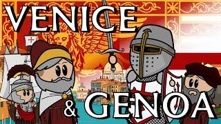 The Animated History of Venice & Genoa  Italy Part 3