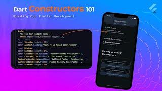 Flutter constructors simplified Named vs. Factory Explained