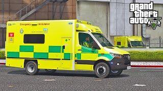 A Shift with London Ambulance  GTA 5 Fire Callouts UK Mod BETA LSPDFR