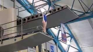 Jennifer Bell Rips a 301C Reverse Dive Tuck Platform Diving in the Girls 12-13 Junior Olympics Group